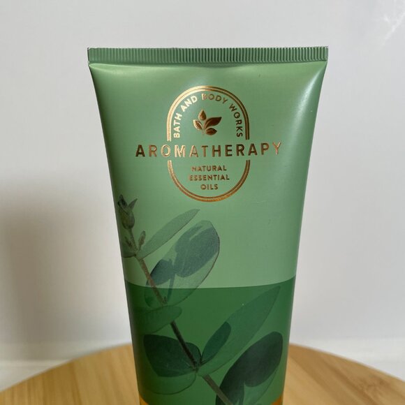Bath & Body Works Eucalyptus Spearmint Stress Relief Body Cream 8 oz Shea Butter - Picture 2 of 6